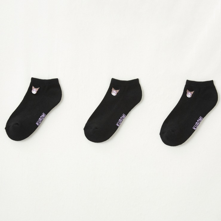 キッズ 3足組ソックス(19-24cm・クロミ) | しまむら | しまむらパーク