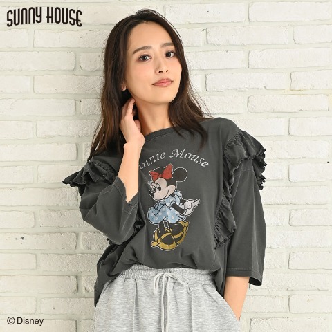 レディース　五分袖Ｔシャツ（SUNNY HOUSE・Disney）
