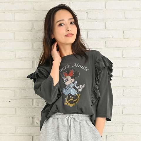 レディース　五分袖Ｔシャツ（SUNNY HOUSE・Disney）