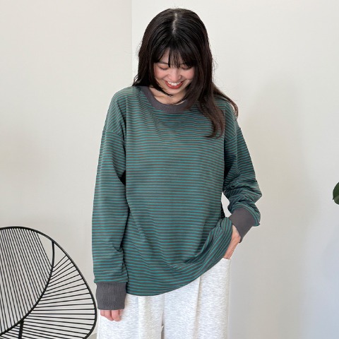 レディース　長袖Ｔシャツ(ぷーさん)