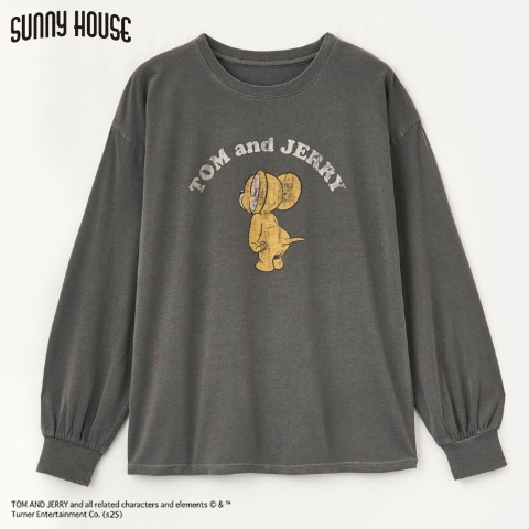 レディース　長袖Tシャツ（TOM and JERRY)
