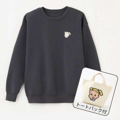 レディース　トレーナー+トートバック(SEASON REASON×OSAMUGOODS)