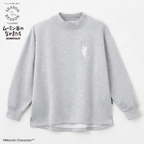 レディース　裏起毛プルオーバー（SEASON REASON×MOOMIN）