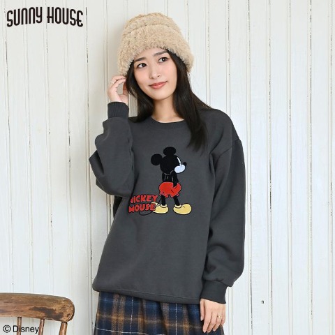 レディース　裏起毛プルオーバー（SUNNY HOUSE/Disney）
