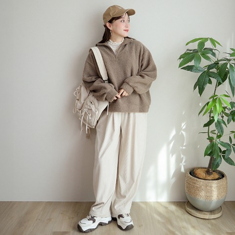 レディース　ボアプルオーバー（TERA）