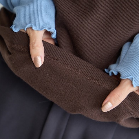 レディース　裏起毛プルオーバー（田中里奈）