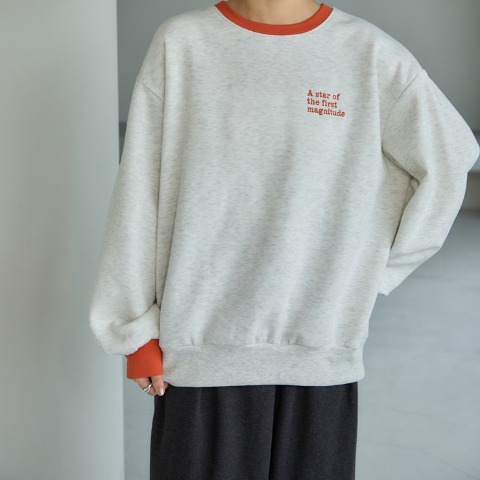 レディース　裏起毛トレーナー（田中里奈）