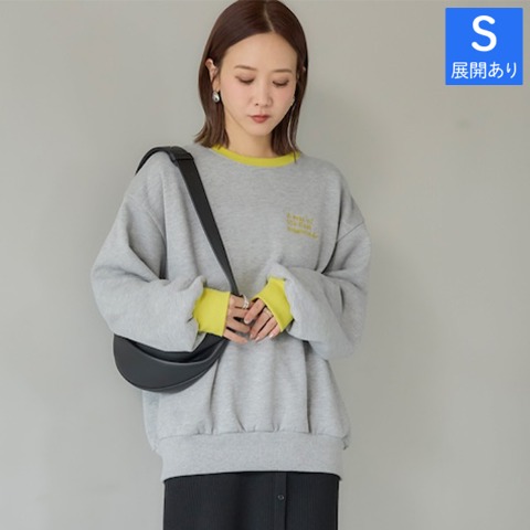 レディース　裏起毛トレーナー（田中里奈）