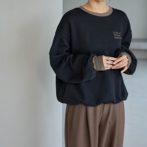 レディース　裏起毛トレーナー（田中里奈）