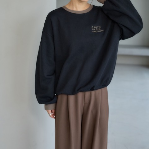 レディース　裏起毛トレーナー（田中里奈）