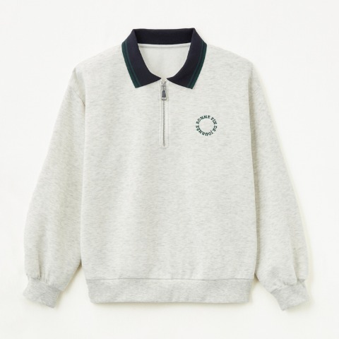 レディース　ハーフジップトレーナー（田中里奈）