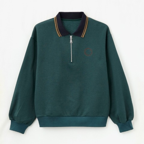 レディース　ハーフジップトレーナー（田中里奈）