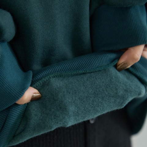 レディース　ハーフジップトレーナー（田中里奈）