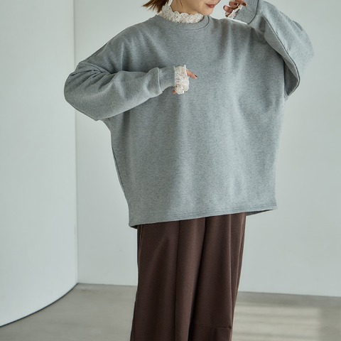 レディース　裏起毛トレーナー（ヘビロテ×田中里奈）