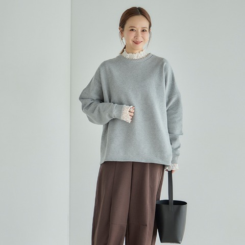 レディース　裏起毛トレーナー（ヘビロテ×田中里奈）