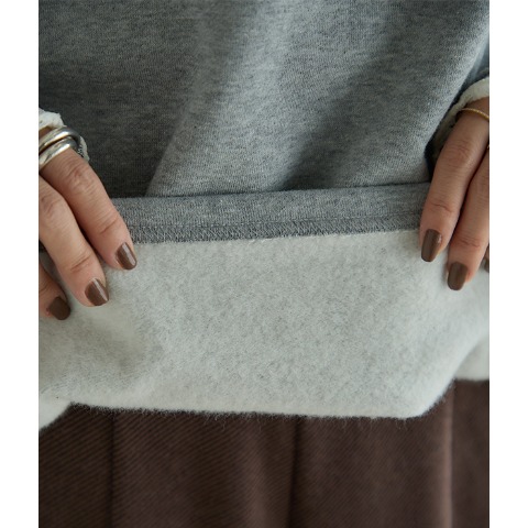 レディース　裏起毛トレーナー（ヘビロテ×田中里奈）