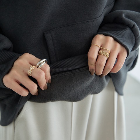 レディース　裏起毛プルパーカ（ヘビロテ×田中里奈）