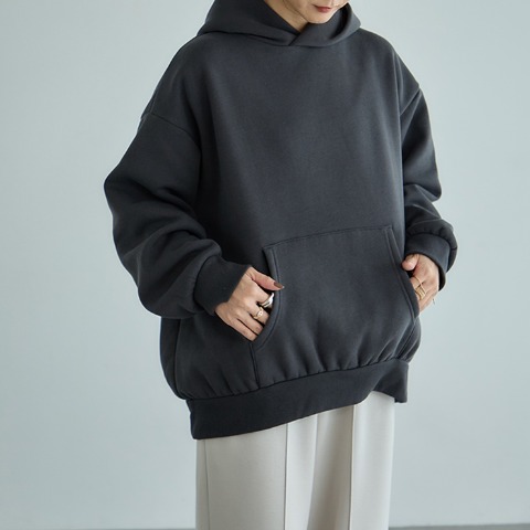 レディース　裏起毛プルパーカ（ヘビロテ×田中里奈）