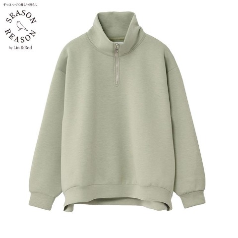 レディース　ハーフジッププルオーバー（SEASON REASON)