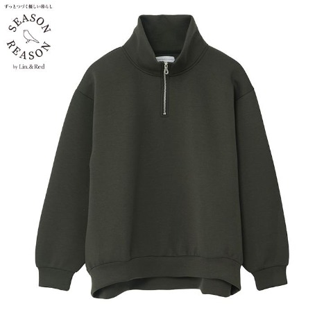 レディース　ハーフジッププルオーバー（SEASON REASON)