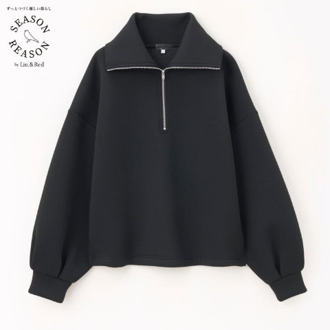 レディース　ハーフジッププルオーバー（SEASON REASON）