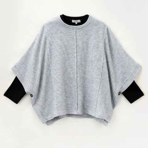 レディース　ポンチョ+Tシャツ（hareiro）
