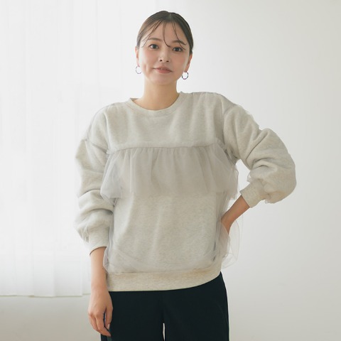 レディース　裏起毛トレーナー（MARIE）