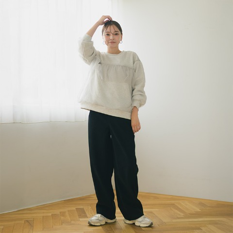 レディース　裏起毛トレーナー（MARIE）