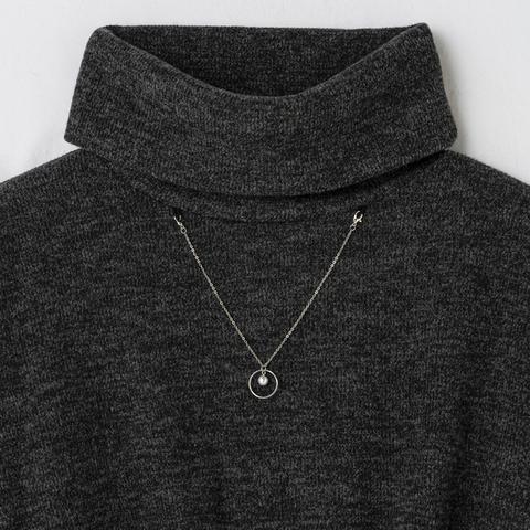 レディース　アクセサリー付プルオーバー（hareiro）