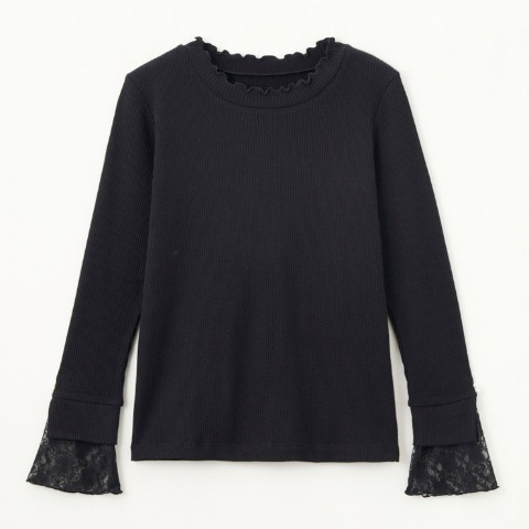 レディース　袖レースプルオーバー（Coco）