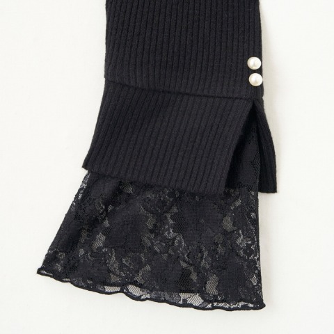 レディース　袖レースプルオーバー（Coco）