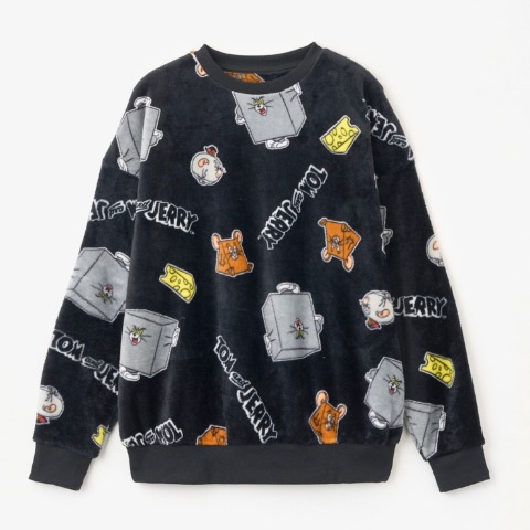 レディース　ボアトレーナー（トムとジェリー）