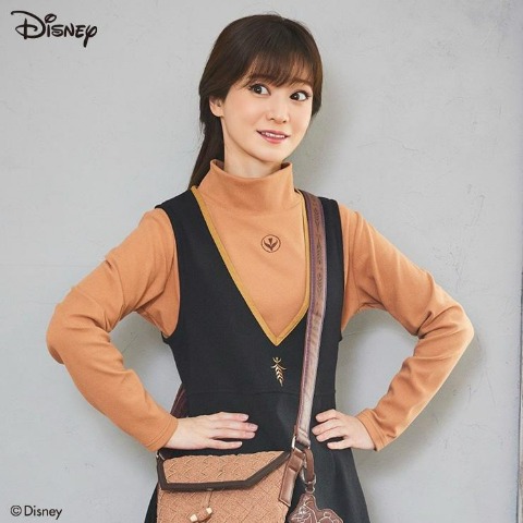 レディース ハイネックカットソー (ちはる/Disney)