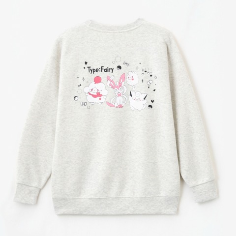 レディース　裏起毛トレーナー（ポケットモンスター）