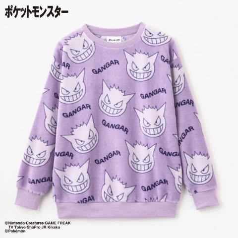 レディース　フリースプルオーバー（ポケットモンスター）