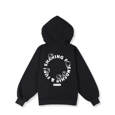 レディース　ジップパーカ（サンリオキャラクターズ)