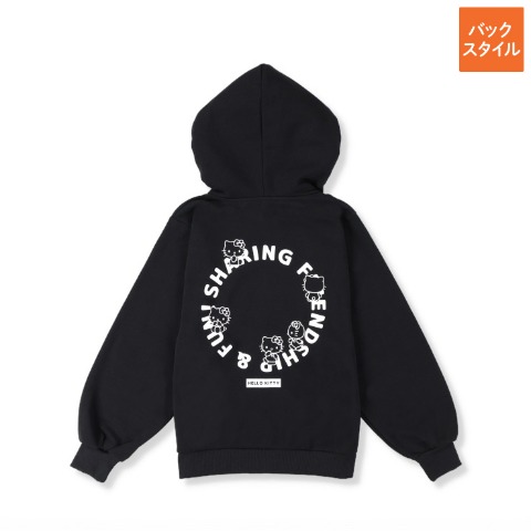 レディース　ジップパーカ（サンリオキャラクターズ)