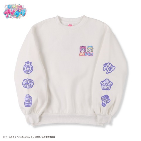 レディース　裏起毛トレーナー（ひみつのアイプリ）