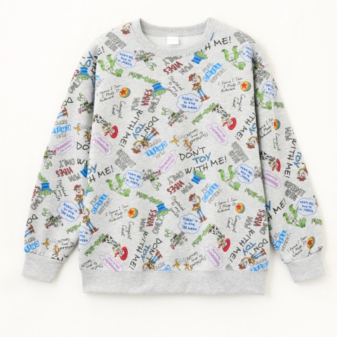 レディース　裏起毛プルオーバー（Disney/Pixar）