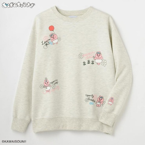 レディース トレーナー（おぱんちゅうさぎ）