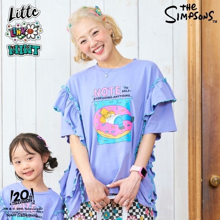 レディース Tシャツ (LITTC・LINK＠・MINT/シンプソンズ) | しまむら