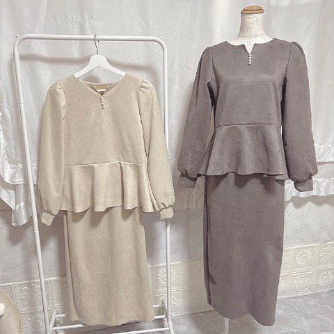 レディース　プルオーバー＋スカートセット（COCO）