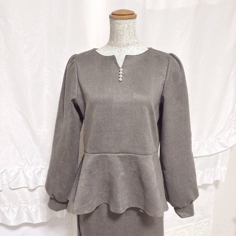 レディース　プルオーバー＋スカートセット（COCO）