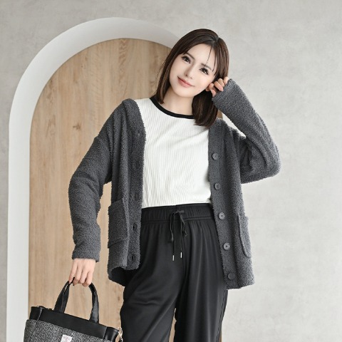レディース　カーディガン（FIBER HEAT×MUMU）
