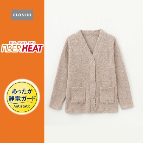 レディース　カーディガン（FIBER HEAT×MUMU）