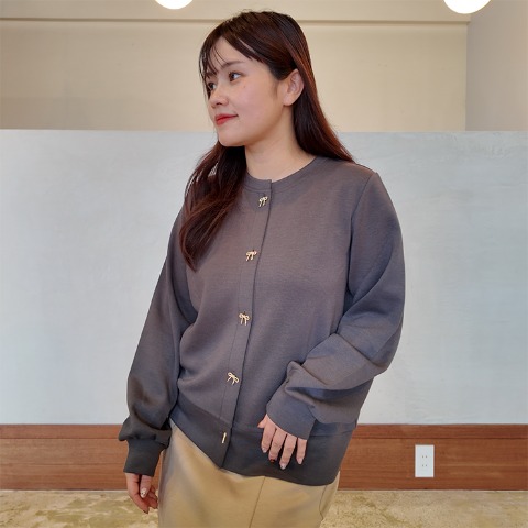 レディース　カーディガン（きなこっこ）
