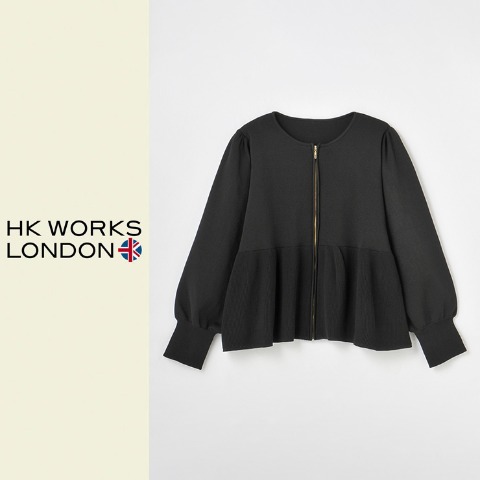 レディース　ニットブルゾン（HK WORKS LONDON）