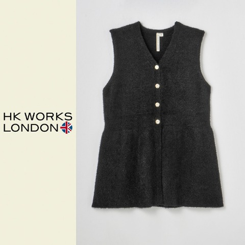 レディース　ニットベスト（HK WORKS LONDON）
