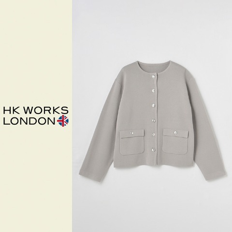 レディース　ニットジャケット（HK WORKS LONDON）