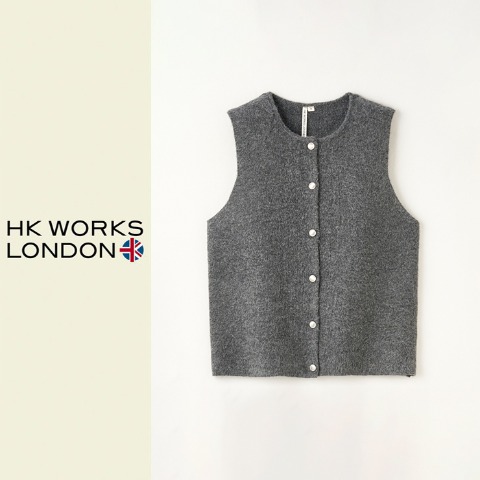 レディース　ニットベスト（HK WORKS LONDON)